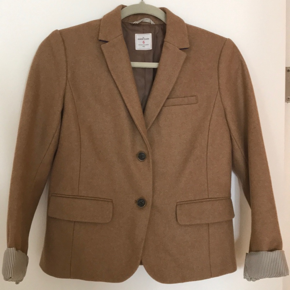 Camel Wool Blazer